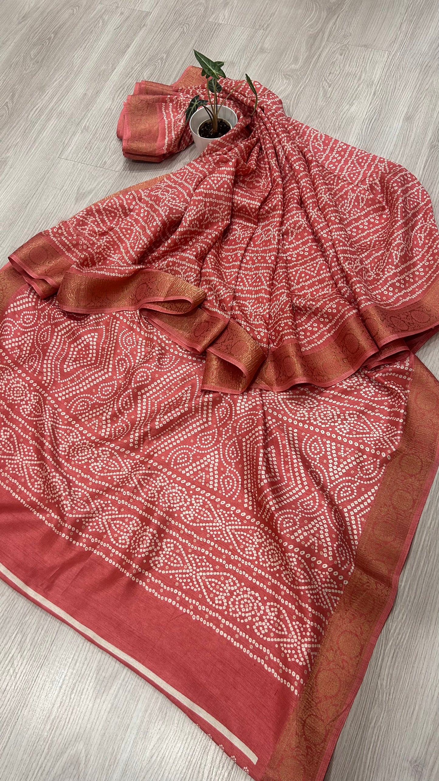 DOLA SILK BANDHINI SAREE