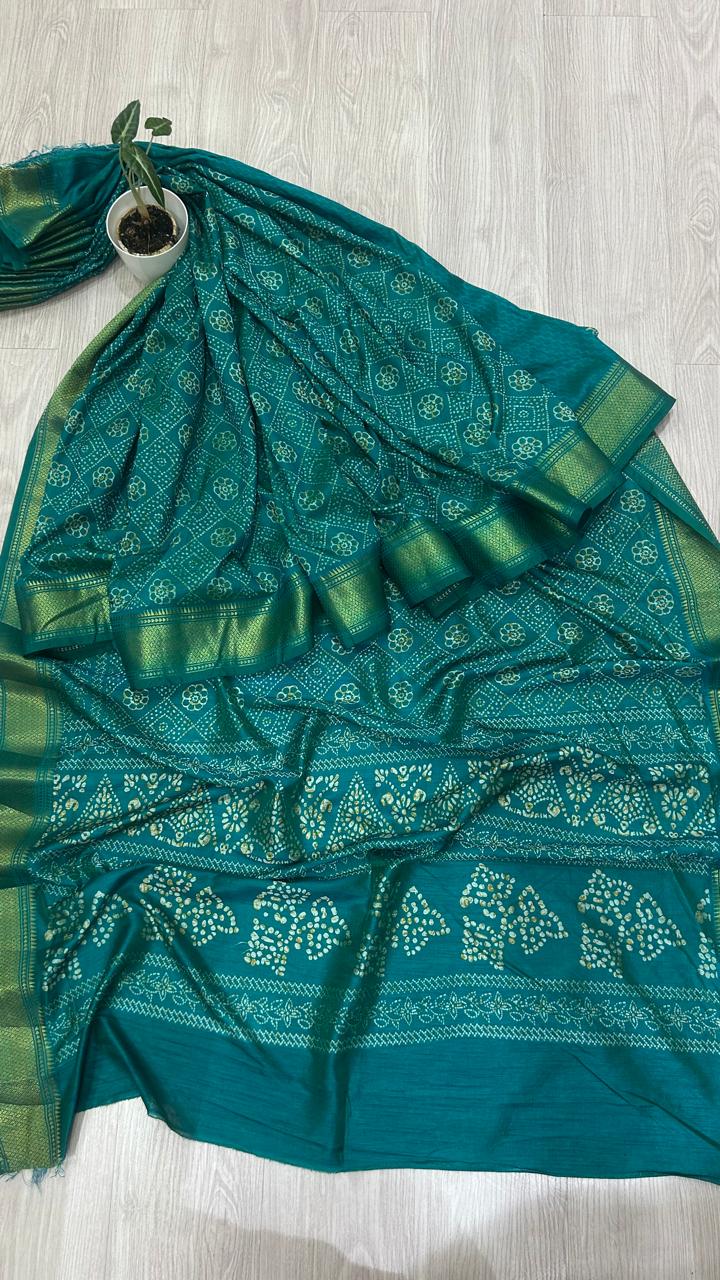 BANDHINI KALKATTA SILK SAREE