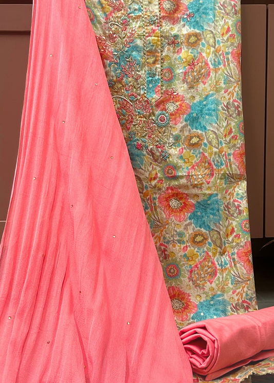 MULTI COLOR COTTON SUIT MATERIAL