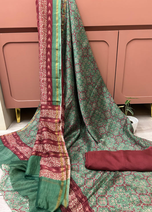 chanderi suit material