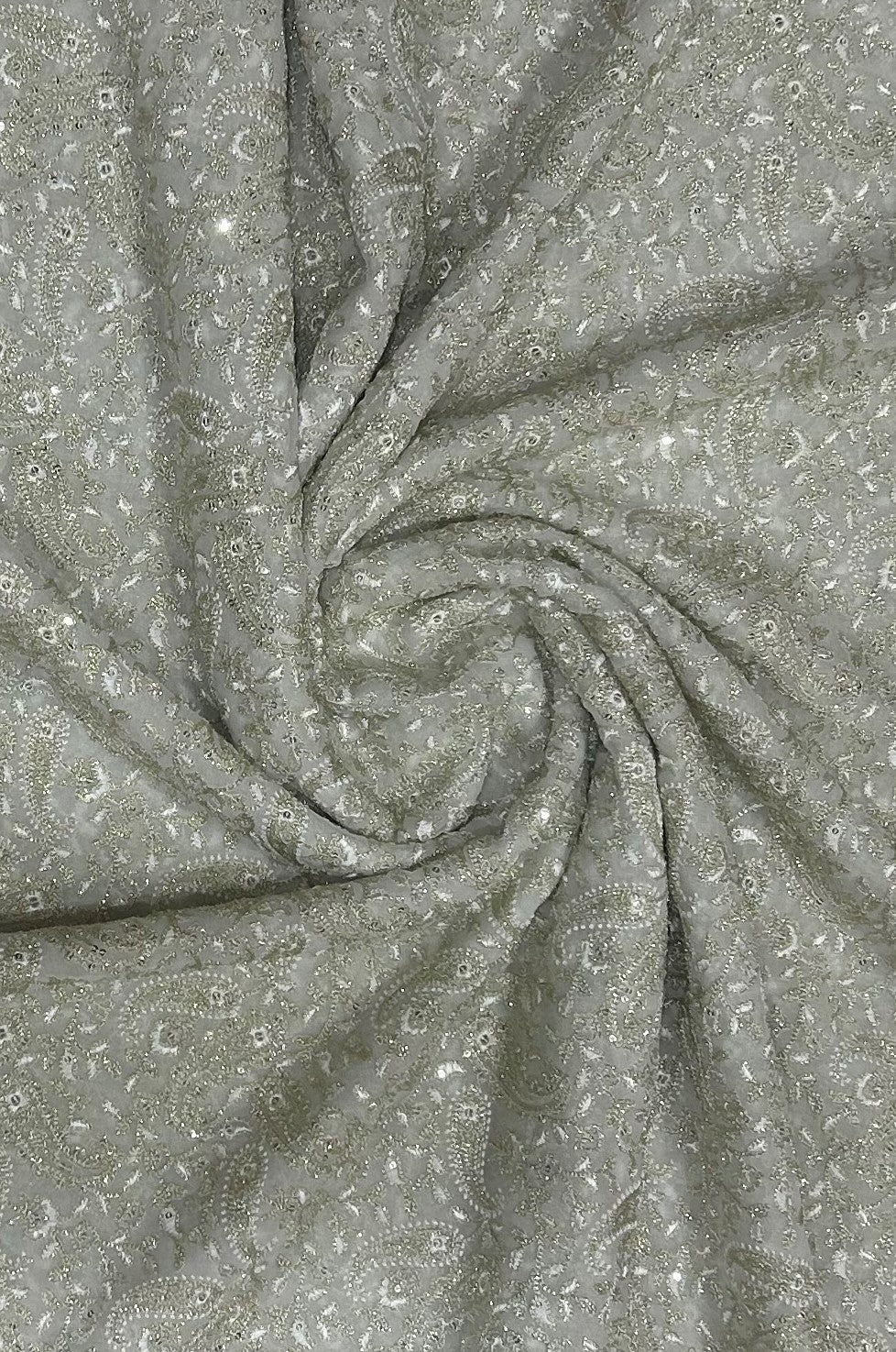 DYEABLE THREADWORK GEORGETTE