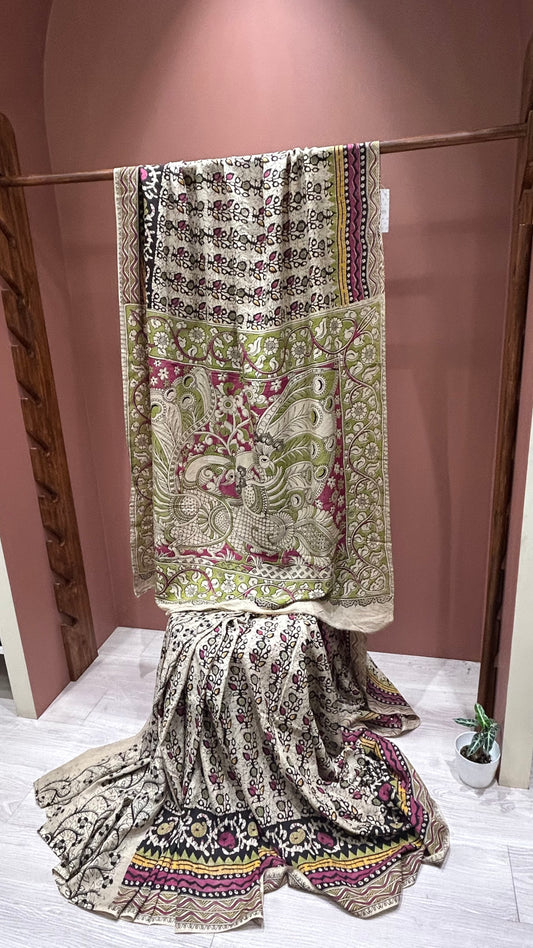 BATIK PRINT UPADA SILK  SAREE