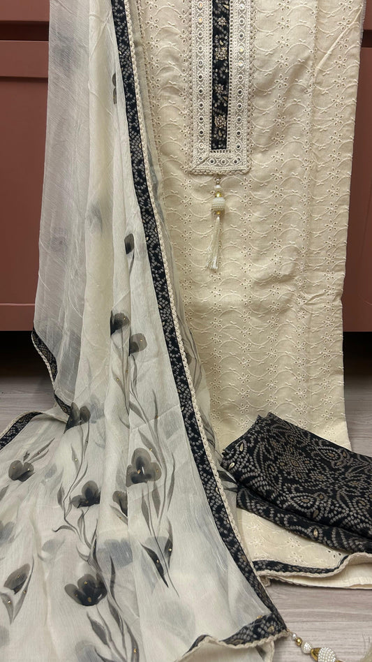 OFF-WHITE HOKABA SUIT MATERIAL